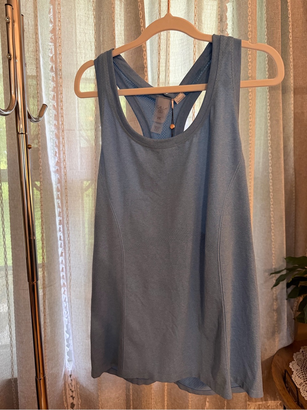Calla Light Blue Racerback Tank